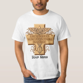 Camiseta Enfermero de LVN de Cross Caduceus