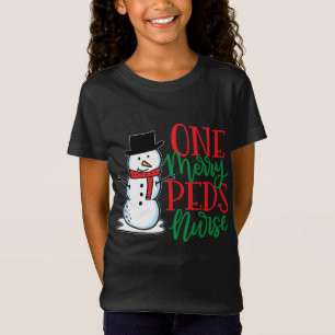 Camiseta Enfermero de Navidades de cuidado pediátrico para 