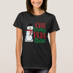 Camiseta Enfermero de Navidades de cuidado pediátrico para 