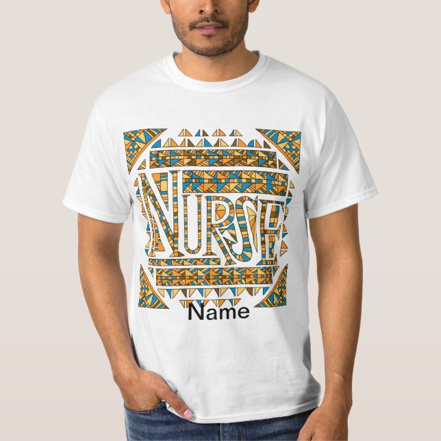 Camiseta Enfermero de oro en patatas (Anverso)