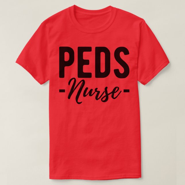 Camiseta Enfermero de PEDS (Diseño del anverso)