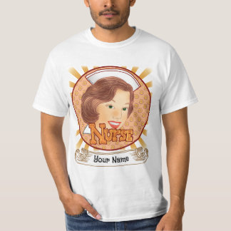Camiseta Enfermero de pelo marrón