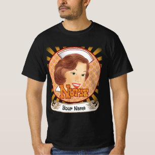 Camiseta Enfermero de pelo marrón