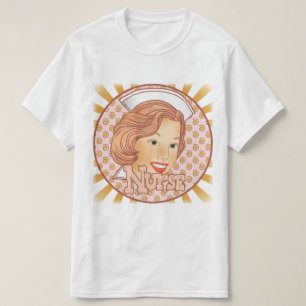 Camiseta Enfermero de pelo marrón claro