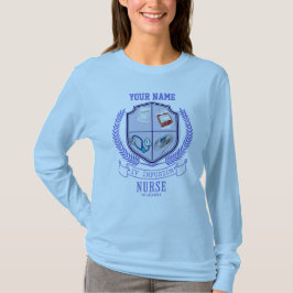 Camiseta Enfermero de perfusión de la liga de nombre IV per