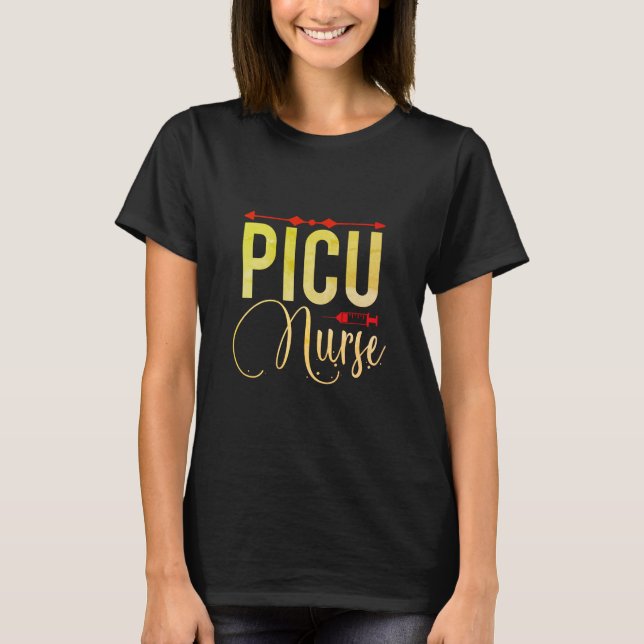 Camiseta Enfermero de PICU (Anverso)