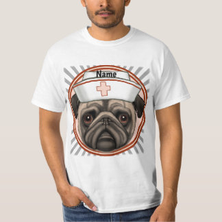 Camiseta Enfermero de pug