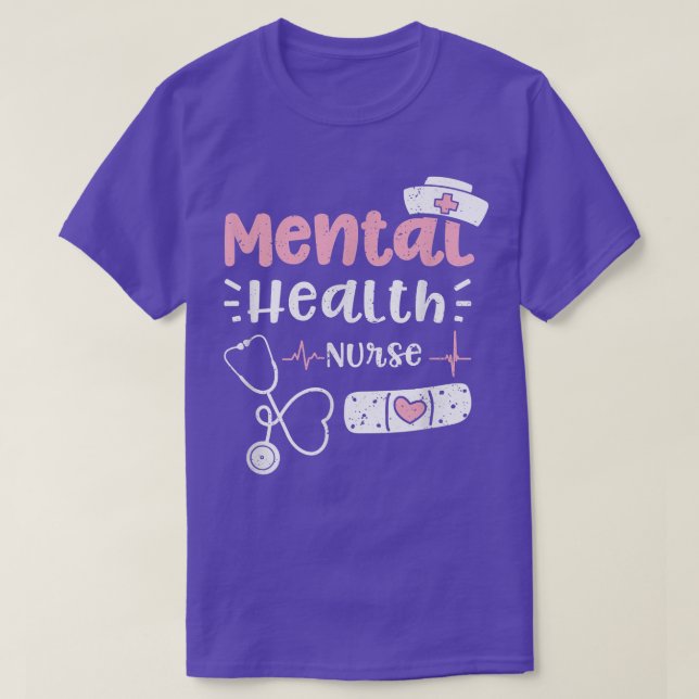 Camiseta Enfermero de Salud Mental - Enfermería de enfermer (Diseño del anverso)