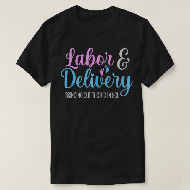 Camiseta Enfermero De Trabajo Y De Entrega (Diseño del anverso)
