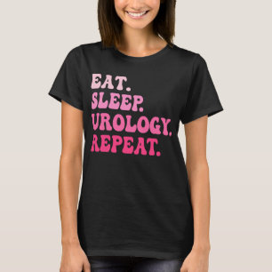 Camiseta Enfermero de uranio para dormir y urología repetid