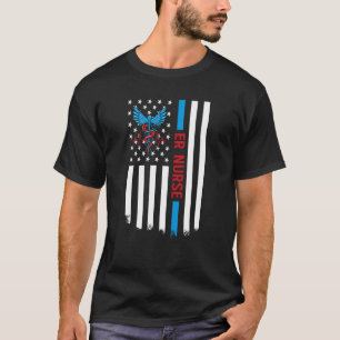 Camiseta Enfermero de urgencias para mujeres Enfermería ER 