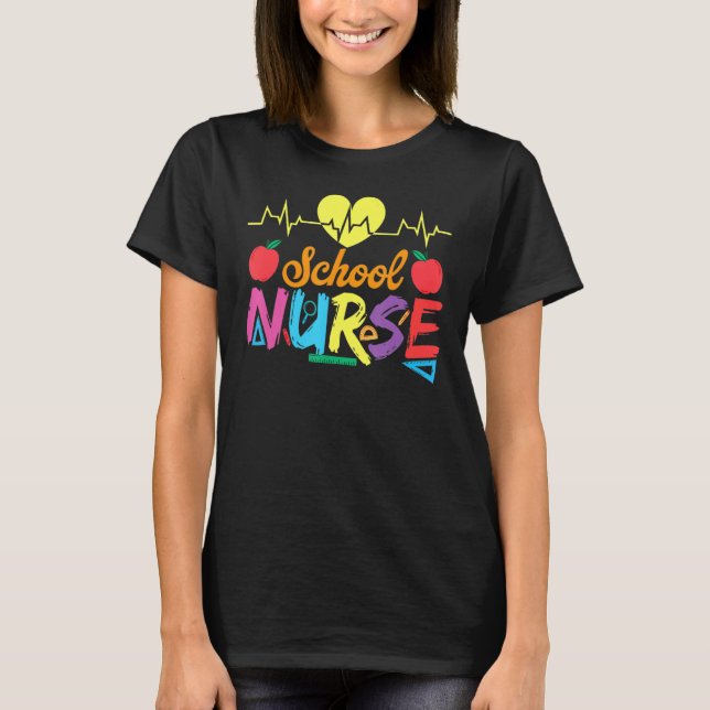 Camiseta Enfermero escolar (Anverso)