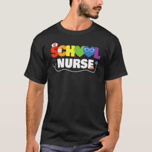 Camiseta Enfermero Escolar Registrado De Nuevo A Enfermeras