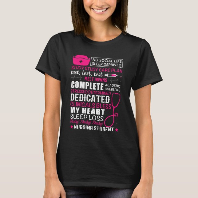 Camiseta Enfermero - Estudiante de Enfermería (Anverso)