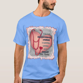 Camiseta Enfermero excepcional de corazón rojo