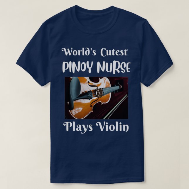 Camiseta ENFERMERO FILIPINO MUNDIAL CORTEST JUEGA VIOLIN Tr (Diseño del anverso)