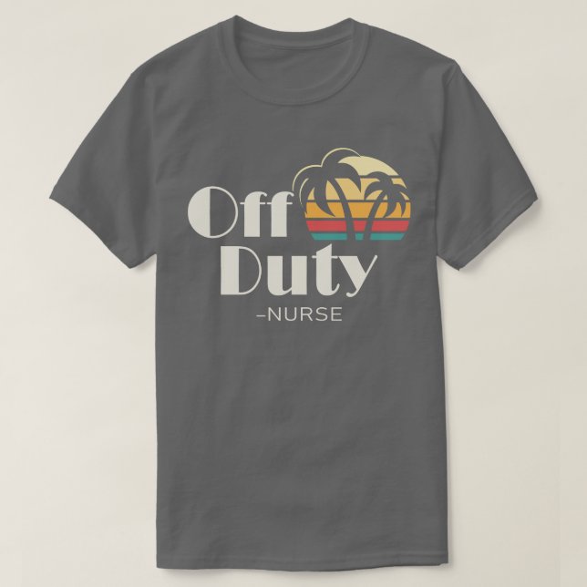 Camiseta Enfermero fuera de servicio (Diseño del anverso)