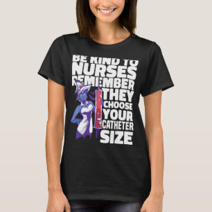 Camiseta Enfermero hospitalario de enfermería Ser amable co