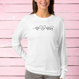 Camiseta Enfermero médico Médica Personalizado Latido de co