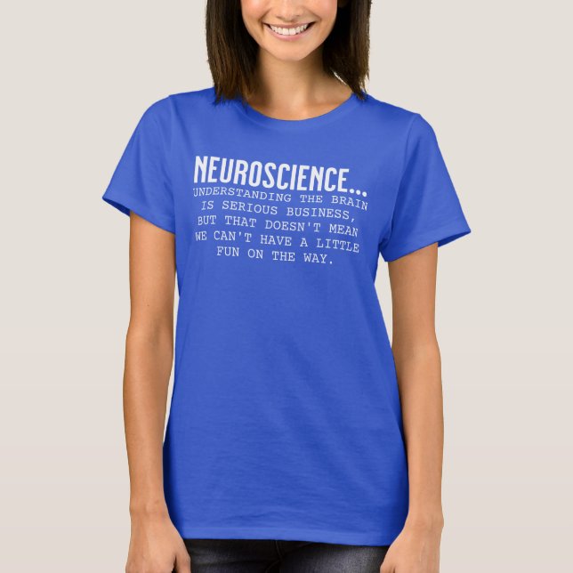 Camiseta Enfermero neuro de definición de neurociencia dive (Anverso)