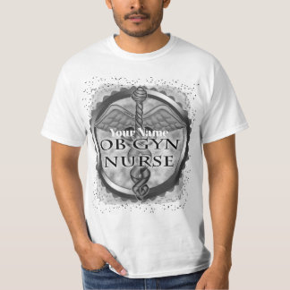 Camiseta Enfermero ObGyn de corazón gris