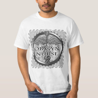 Camiseta Enfermero ObGyn de corazón gris