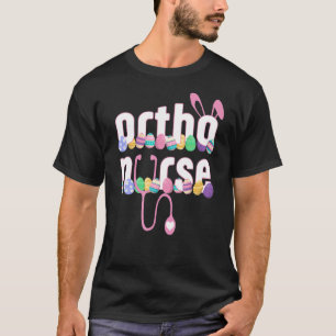 Camiseta Enfermero Ortho Stethoscope Feliz Pascua Cute Cone