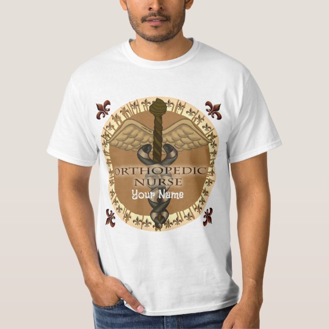 Camiseta Enfermero ortopédico Caduceus (Anverso)
