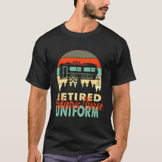 Camiseta Enfermero Pediátrico Jubilado Uniforme Rv Camping