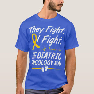 Camiseta Enfermero pediátrico Nurse Shirt RN Cáncer infanti