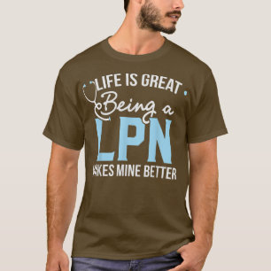 Camiseta Enfermero práctico con licencia de LPN Cute