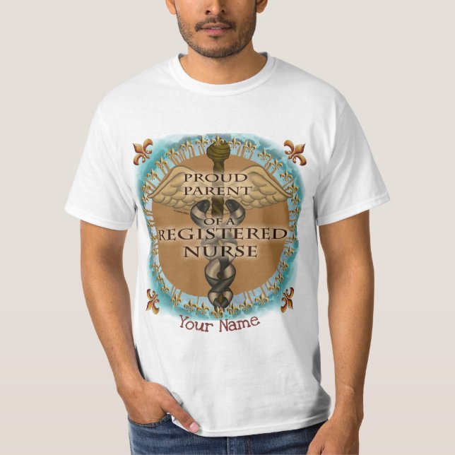 Camiseta Enfermero primario registrado (Anverso)