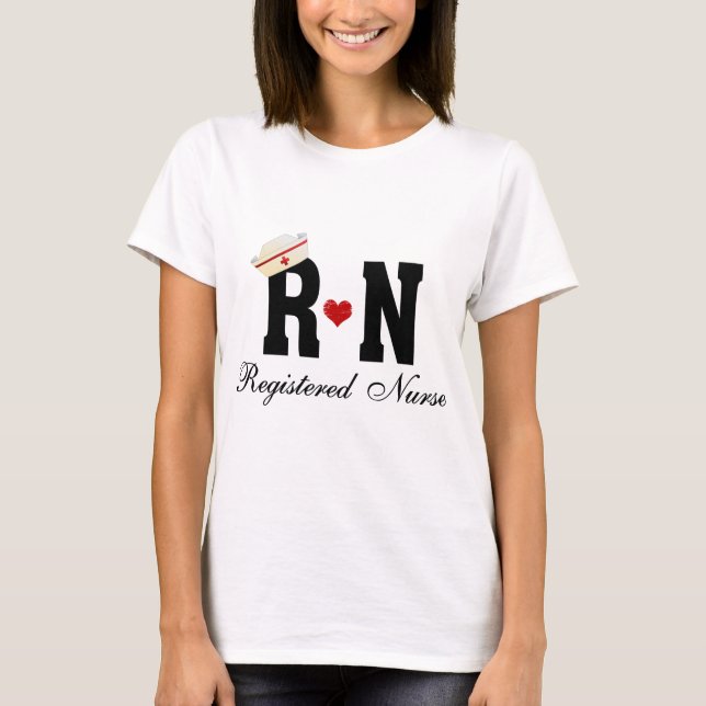 Camiseta Enfermero registrado de RN (Anverso)