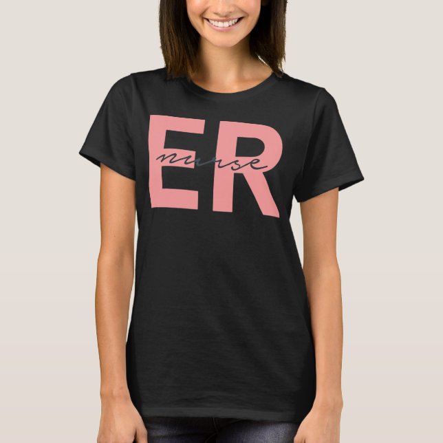 Camiseta Enfermero registrado en la sala de emergencias de  (Anverso)