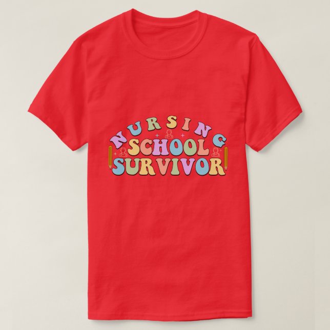 Camiseta Enfermero retro1 8 (Diseño del anverso)