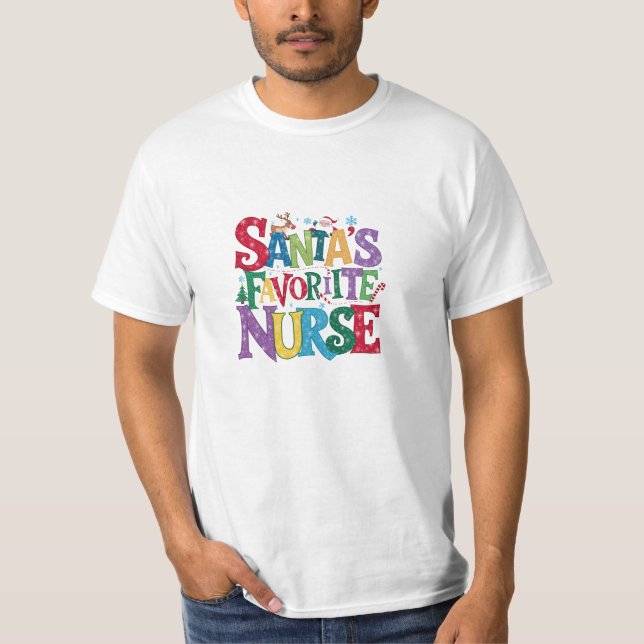 Camiseta - Enfermero - Santa (Anverso)