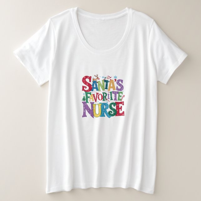 Camiseta - Enfermero - Santa (Anverso del diseño)