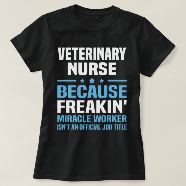 Camiseta Enfermero veterinario (Diseño del anverso)