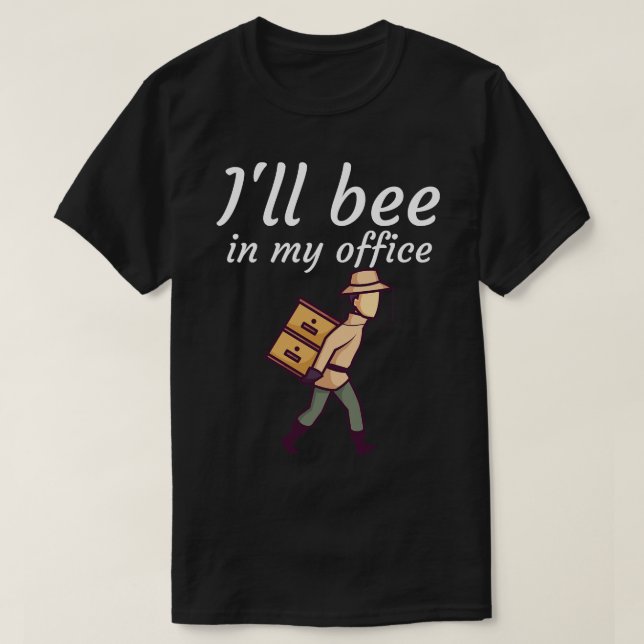 Camiseta Enfermo en mi oficina (Diseño del anverso)