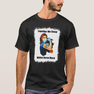 Camiseta Enfermos Juntos Apoyamos A La Enfermera Fuerte Mil