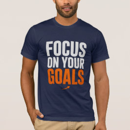 Camiseta ENFÓCATE EN TUS METAS – Tipografía Motivacional pa