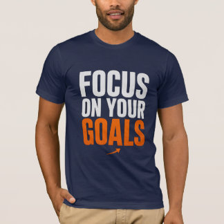 Camiseta ENFÓCATE EN TUS METAS – Tipografía Motivacional pa