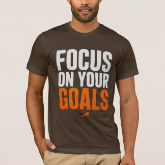 Camiseta ENFÓCATE EN TUS METAS – Tipografía Motivacional pa
