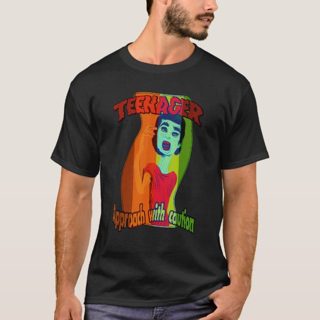 Camiseta Enfoque ADOLESCENTE con precaución 02 (Anverso)
