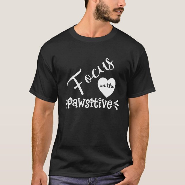 Camiseta Enfoque En El Papel Para El Perro (Anverso)