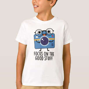 Camiseta Enfoque En El Pun De La Cámara Positiva De Las Cos