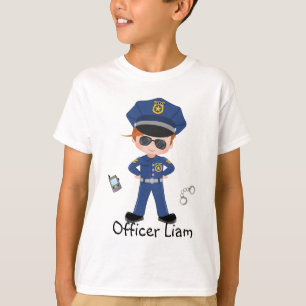 Camiseta Enforcment personalizado de la ley del oficial de