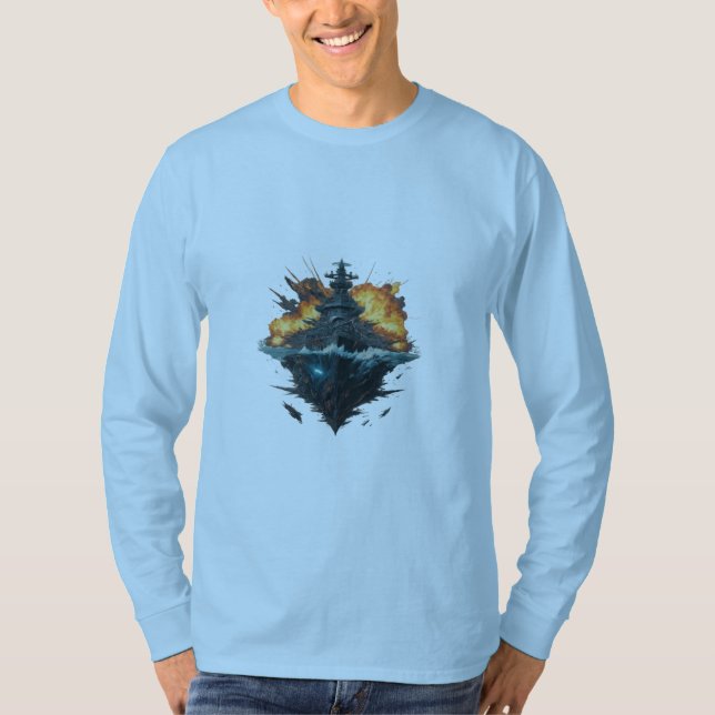 Camiseta Enfrentamiento de titanes: Vengadores en alta mar (Anverso)