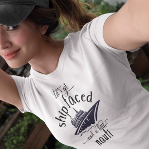 Camiseta Enfrentémonos al barco y el crucero Nauti