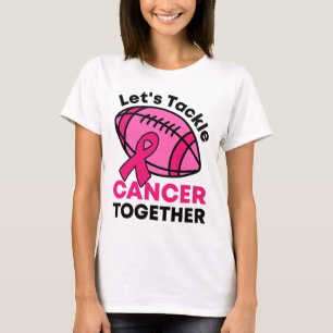 Camiseta Enfrentemos el cáncer juntos al cáncer de mama a p